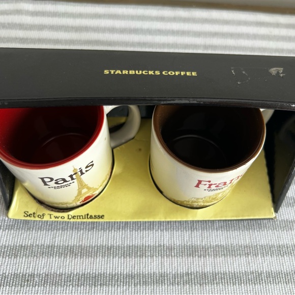 STARBUCKS Paris and London Set of Two Demitasse Espresso Mugs #260122 - Picture 2 of 6